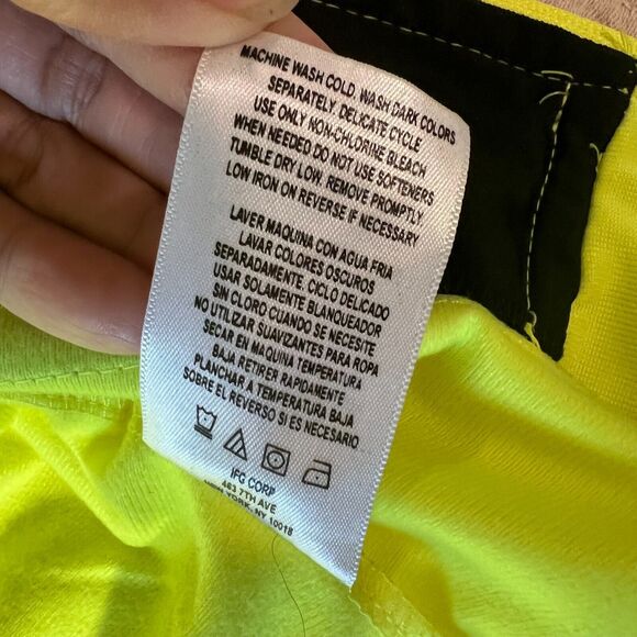 Manchester United Optic Yellow Black Full Zip Track Jacket Mens Sz Small Soccer - Picture 11 of 12